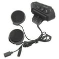 Motorcycle Bluetooth Communication Headset 2000mah Wireless Waterproof Helmet Headset for