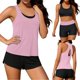 thumbnail image 1 of Trajes de baño para mujer, moda de primavera para mujer, conjunto de bikini de color liso, trajes de baño para mujer, trajes de baño para mujer, traje de baño para mujer, trajes de baño de moda de pla, 1 of 9