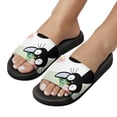 thumbnail image 5 of GZHJMY Stylish Slides for Women Men, Cartoon Cute Black Cat Soft Flexible Slip-on Sandals Slippers, 5 of 7
