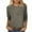 Beige, variant on Tops for Women Plus Size 3/4 Sleeve Round Neck Printed Shirts Casual Summer T-Shirts Army Green L