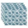 thumbnail image 4 of Simply Daisy 18" x 14" Rip Curl Geometric Print Placemat, Set of 4, 4 of 4