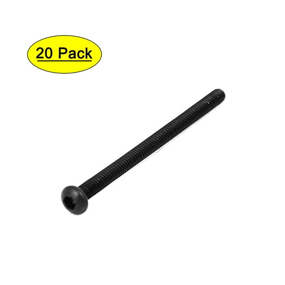 M2x30mm Metal Grade 10.9 Button Head Hex Socket Cap Screw Bolt Fastener 20pcs
