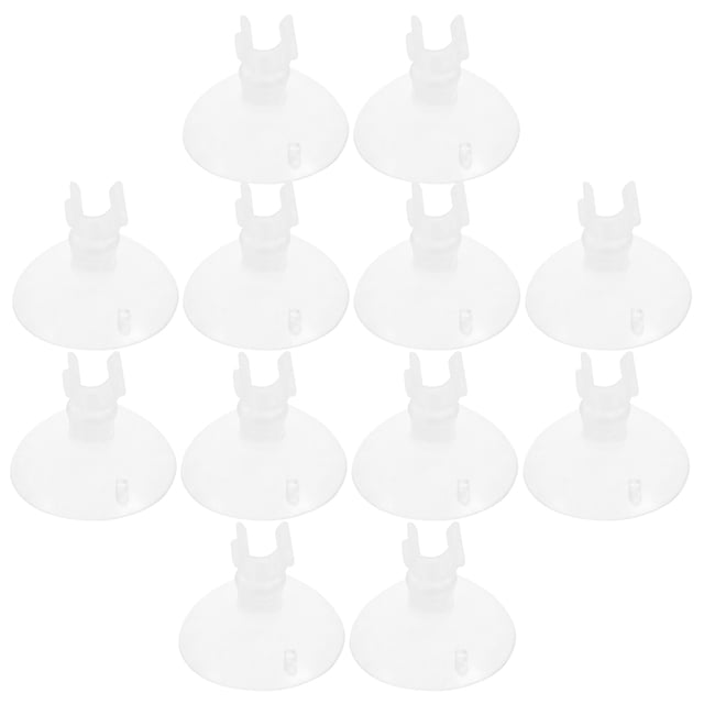 SHISUYAN 20Pcs Open Transparent Fixing Suction Cup Plastic Clamp Suction Cup Fish Tank Accessories for Aquarium Fish Tank