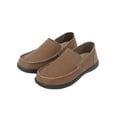 thumbnail image 1 of Fangasis Mens Slip On Canvas Loafers Deck Trainers Flat Pumps Shoes, 1 of 5