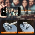 thumbnail image 3 of 4 Pack Privacy Screen Protector for iPhone 14[6.1 inches] With 2 Pack Camera Lens Protector, [Drop Protection] 9H Hardness Scratch Resistant Tempered Glass Film, Easy to install, 3 of 5