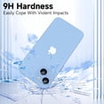 thumbnail image 2 of for iPhone 15 Plus/iPhone 15 Camera Lens Protector, Individual Anti Scratch Metal Ring Tempered Glass Camera Screen Protector for iPhone 15 Accessories, Case Friendly (Blue), 2 of 5