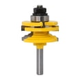 thumbnail image 2 of duradero Ogee & Stile Bit Puerta Bit de 8 mm Gloria Broca de enrutador de carril, 2 of 9