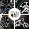 thumbnail image 4 of UPGRATOR 4Ud Tapas Para Válvulas De Neumáticos Plata Con Fijación Fácil Para Accesorios Deportivos Y Suv, 4 of 6