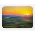 thumbnail image 1 of Idaho Bath Mat, Digitally Generated Landscape Photo of Sunset in Pacific Northwest, Plush Bathroom Decor Mat with Non Slip Backing, 29.5" X 17.5", Multicolor, by Ambesonne, 1 of 2