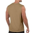thumbnail image 3 of Ohufall Men's Workout Tank Tops Plus Size Fashion Solid Sleeveless V-Neck Athletic Shirts Summer Loose Comfy Outdoor Sport Undershirts, 3 of 6