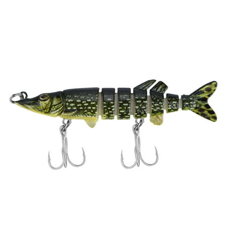 8cm Small Multi-Jointed Fishing Lifelike Hard Lure Bait Swimbait Accessory (B)