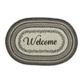 thumbnail image 3 of VHC Brands Floral Vine Jute Oval Rug Welcome w/Pad 20x30, 3 of 7