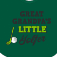 thumbnail image 4 of Inktastic Great Grandpas Little Golfer with Golf Club and Ball Boys or Girls Baby Bib, 4 of 4