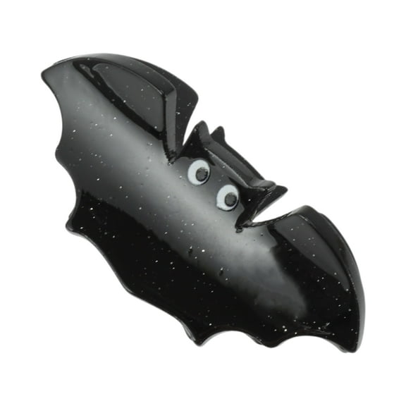 Unique Bargains 1 Pc Claw Clip Cute Halloween Bat Design Hair Clip Black