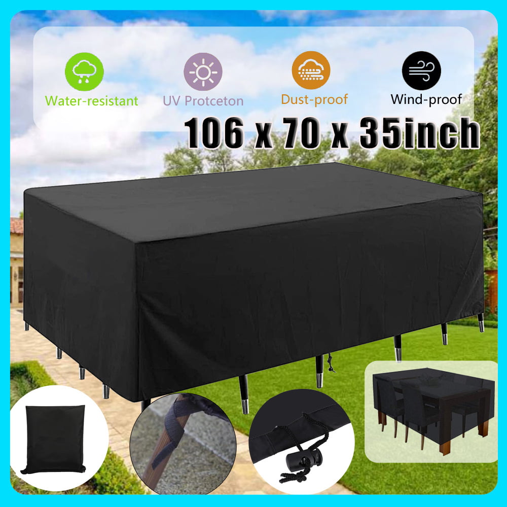 Five different sizes B.PRIME Protective Cover for Garden Parasols Breathable and UV-Resistant Premium Cover made from 210D Oxford Polyester Fabric Waterproof