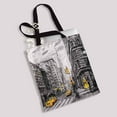 thumbnail image 2 of PKQWTM Street New York Man Woman Yellow Taxi American City Canvas Shoulder Bags Handbags Tote Bags Shopping Bag, 2 of 2