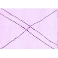 thumbnail image 1 of Ahgly Company Indoor Rectangle Solid Purple Modern Area Rugs, 5' x 7', 1 of 4