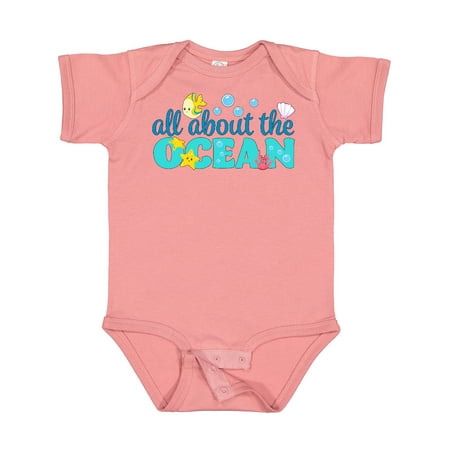 

Inktastic All About the Ocean Gift Baby Boy or Baby Girl Bodysuit