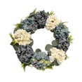 thumbnail image 2 of Corona de Coronas de flores artificiales 16 "Decoración para el hogar Colgante Granja Corona rústica Coronas de primavera para la puerta, 2 of 9