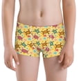thumbnail image 5 of Yiaed Sea and Sand Print Boys' Boxer Briefs Cotton Casual Stretch Comfort Boys Boxers - Kids Boxer Briefs Underwear for Boys (6-18)-Medium, 5 of 5