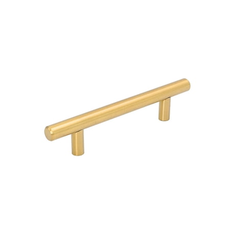 Fitviso 10 Pack 3.75" Inch(96mm) Hole Center Drawer Pulls,Brushed Brass Cabinet Pulls Stainless Steel Drawer Handles for Dresser Drawers
