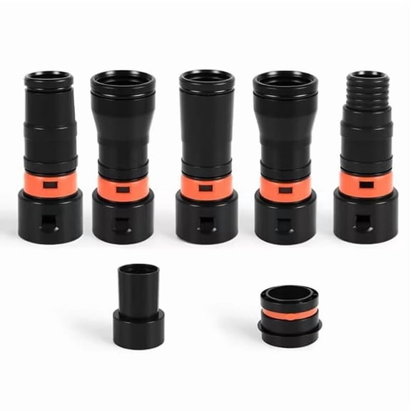 Dust Collection Hose Adapter Kit(7pcs) for Most Woodworking Power Tools,,and Shop Vacuums, for Dust Collection
