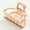 Rose Gold#4, variant on Women Metal Hair Claw Clip | Large & Small Clamps for Thick, Fine Hair | Fashion Accessory 40x28mm | Secure Grip | Elegant Silver Design | Bang Styling Tool | Durable Salon Quality