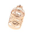 thumbnail image 1 of Guardoinrt Electroplated Metal Birdcage Shape Tea Light B- Candle Holder Rose Gold Type E 1Set, 1 of 6