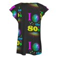 thumbnail image 5 of I Love The 80's Eighties Short Sleeve T Shirts Summer V Neck Tops Fashion Casual Tee Shirt, 5 of 7