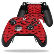 Skin Decal Wrap Compatible With Microsoft Xbox One Elite Controller Guns