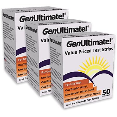 GenUltimate!? Test Strips 3 box (150 ct) for your OneTouch? Ultra? Meters