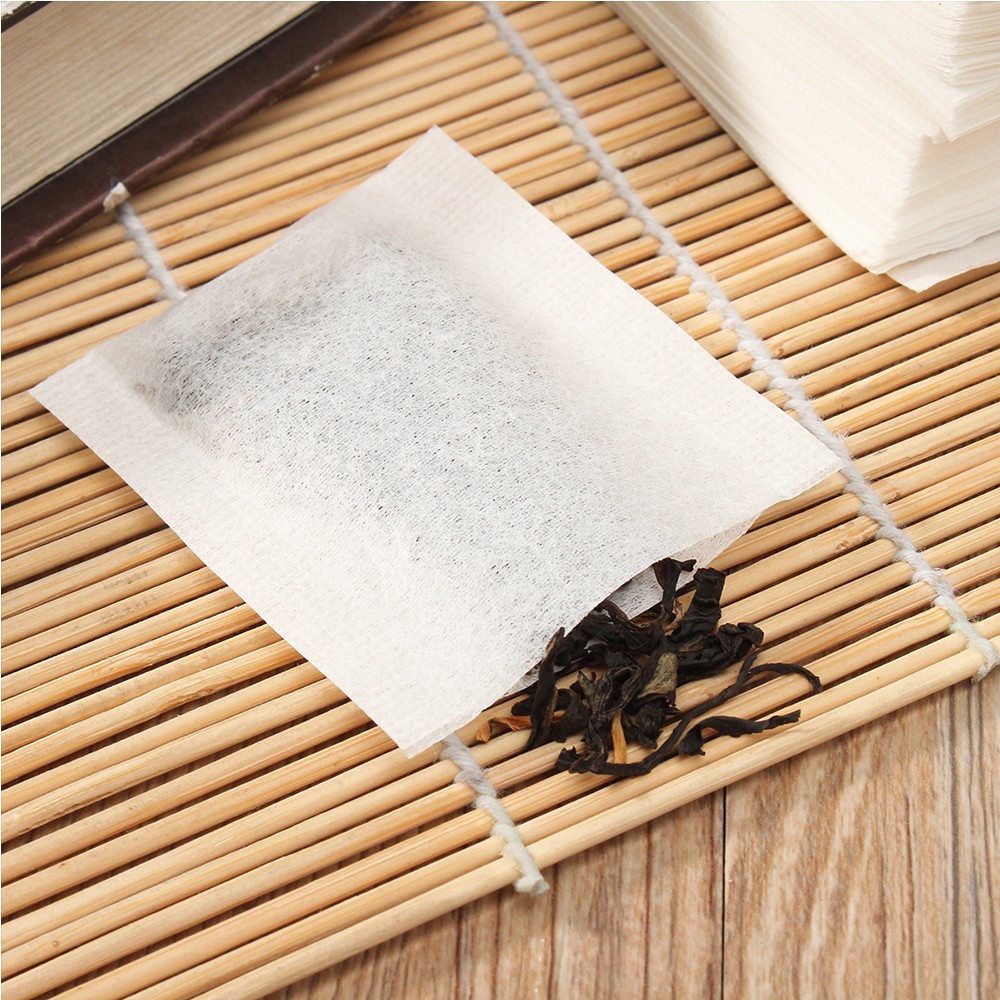 Marbhall 500 Pcs Disposable Tea Bags for Loose Leaf Tea, Empty Tea Bags for Loose Tea, Natural Tea Filter Bags for Loose Tea 5.5x6.2cm White - image 5 of 12