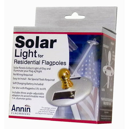 Annin Flagmakers Solar Flagpole Light