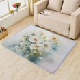 thumbnail image 2 of Flowers Rugs for Living Room Bedroom - Floral Rug 6x9 - Modern Art Carpet for Home Decor - Washable Non Slip Patterned Indoor Large Area Rug - Soft & Low Pile (ZL&824), 2 of 7