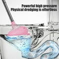 thumbnail image 6 of Gray Pink or Blue Household Toilet Plunger with Reinforced Cup for Powerful Unclogging, 6 of 6