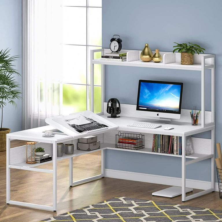 Walmart computer desk with hutch deals