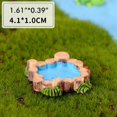 thumbnail image 2 of Paisaje Mini Piscina Cuento De Hadas Jardín Césped Decoración Resina Adornos Artesanales Inevent HA040732-03, 2 of 6
