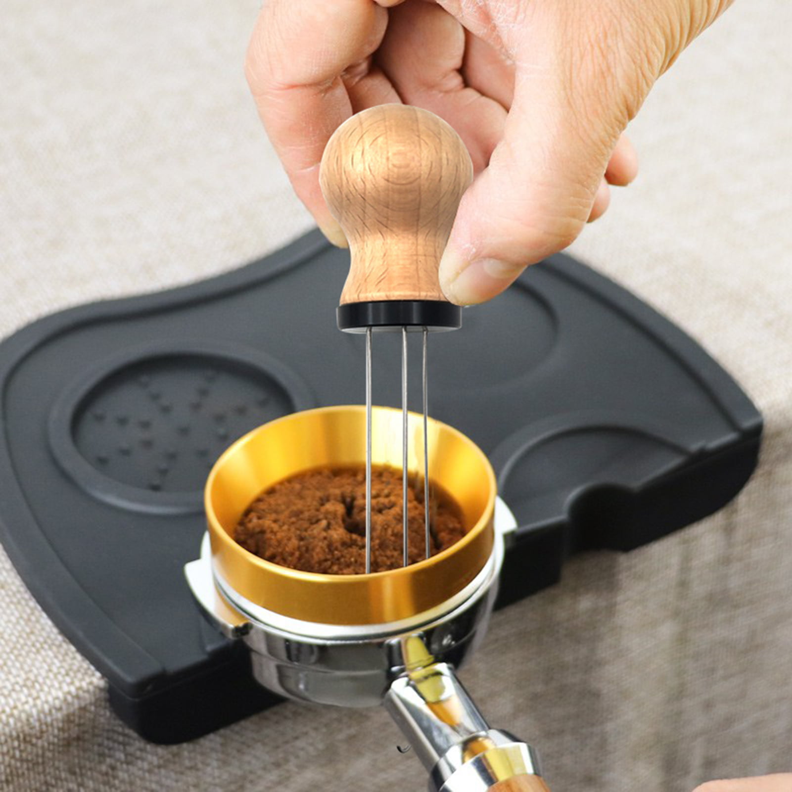 Coffee Stirring Tool Stainless Steel Coffee Stirrer Needle Distributor Roadtime Espresso Coffee Stirrer Silver
