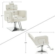 BarberPub Classic Hydraulic Barber Chair Recline Salon Beauty Spa Hair Styling 2065 Champagne