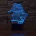 thumbnail image 2 of YSITIAN 3D Cartoon Frog 3D Night Light 7 Color Change LED Table Lamp Xmas Toy Gift YT-7639, 2 of 4