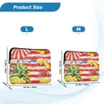 thumbnail image 4 of FORMRS 13-13.3 inch Laptop Sleeve Case Soft Carrying Quilted Computer Bag Cover, Striped Lemon, 4 of 7