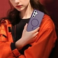 thumbnail image 6 of Njjex Magnetic Case for Samsung Galaxy S24 FE 5G Case 6.7",Cute Luxruy Clear Slim Case, Rugged Shockproof Protective Transparent Cell Phone Cover,Purple, 6 of 6