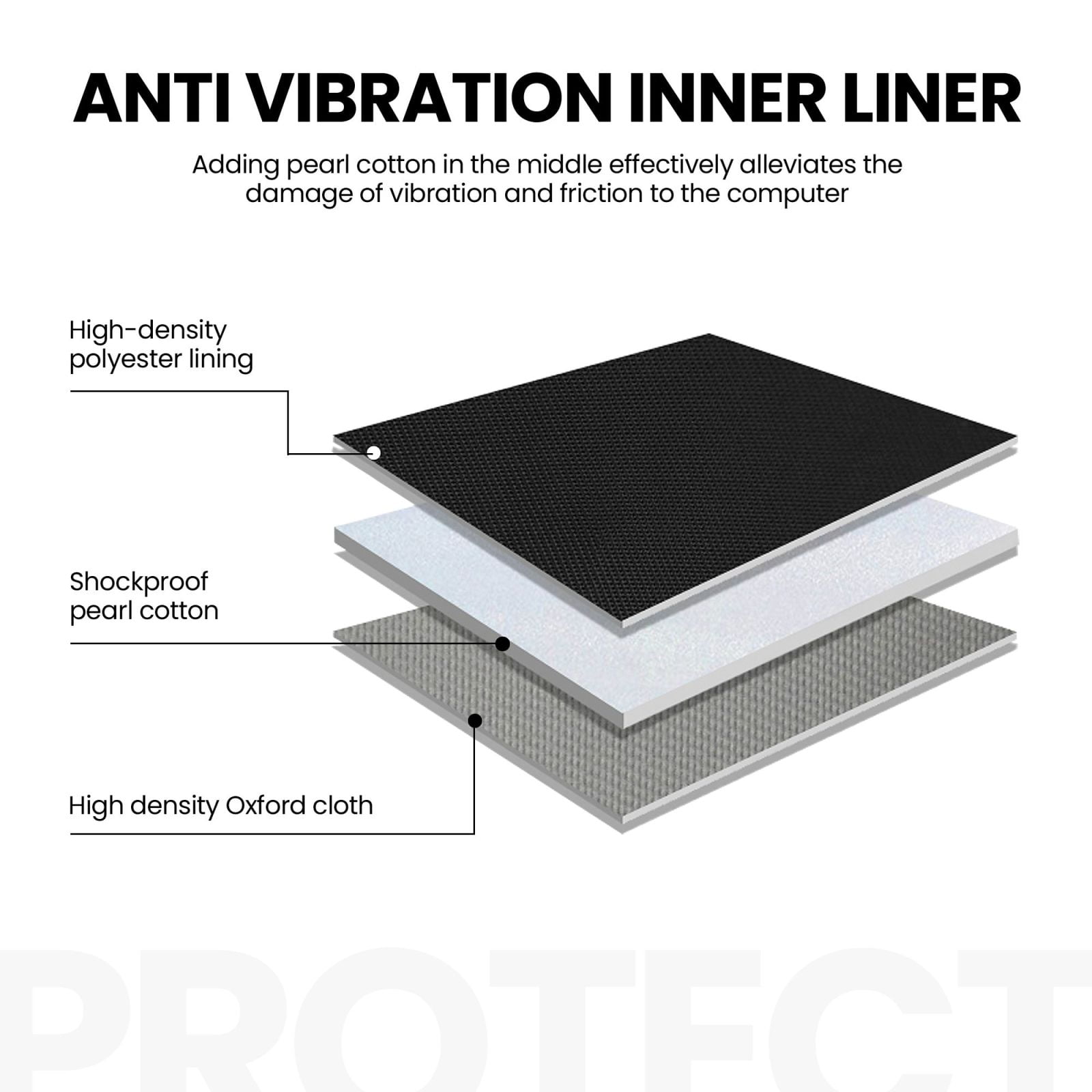 Laptop Sleeve Bag For Women Men 14inch Waterproof Durable Protective Computer Carrying Cover Handle Laptop Case Bag Silver Checked Hand-Drawn Sketch_1