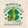 thumbnail image 3 of Dr. Suess - The Grinch - Prone To Shenanigans Malarkey - St Patrick's Day - Men's Short Sleeve Graphic T-Shirt, 3 of 5