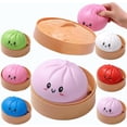 thumbnail image 6 of Yippzo Large Crying Dumpling Squishy Stress Ball, 3.35 Inch Jumbo Rainbow Mystery Squishy Bun Sensory Toys for Anxiety Relief Fidget, for Party Favors, 6 of 6