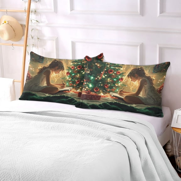 Pillow Case Plush Pillow Painting Girl Case standard size/King size/Queen size Bed Pillow Pillowcases