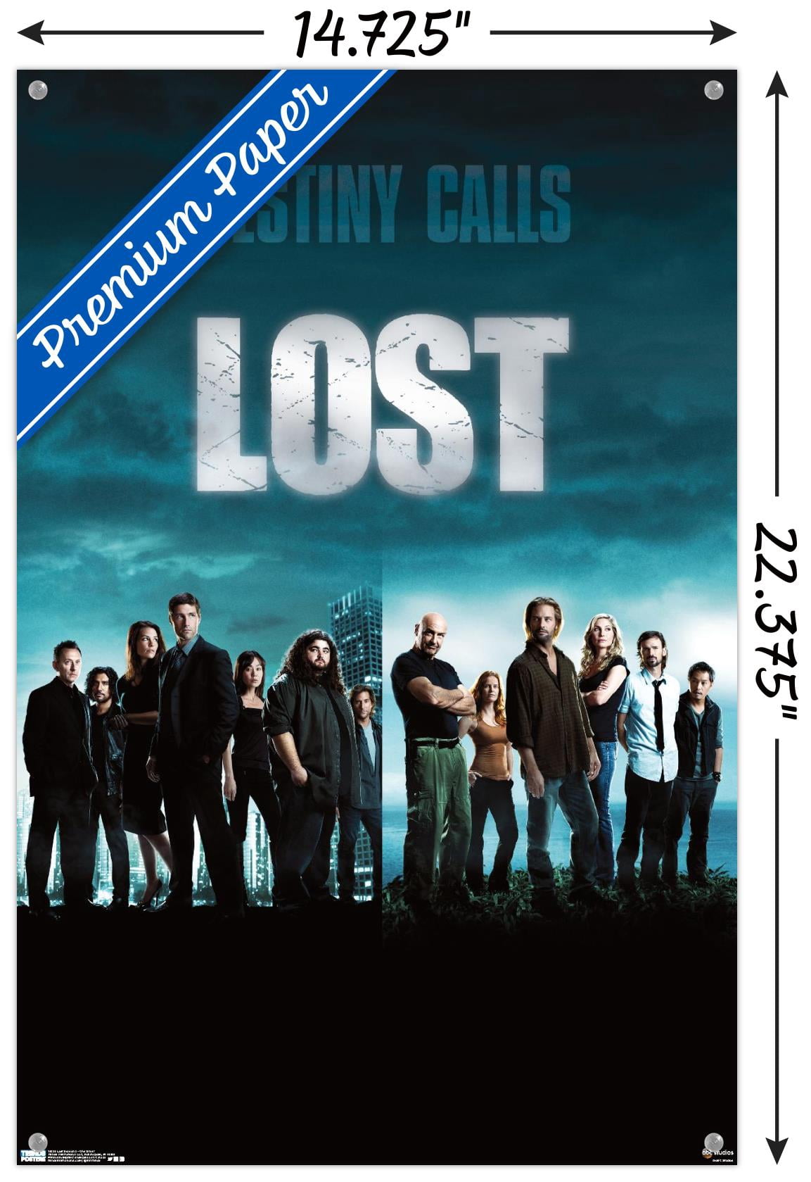 Lost Season 5 - One Sheet Wall Poster with Pushpins, 14.725" x 22.375"