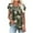 Green, variant on Womens Flowy Tunic Tops Petal Short Sleeve Floral Print Tees Pleated Dressy Casual Tshirts Summer Clothes (M, Beige)