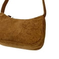 thumbnail image 4 of Bolso de hombro para mujer, bolso elegante para mujer, bolso para axilas, bolso de mano para niñas con cremallera, bolso de playa, monedero para Marrón, 4 of 4