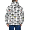 thumbnail image 5 of Zip Up Hoodies for Men - Nerdy Owl Long Sleeve Comfrt Men'S Fashion Hoodies & Sweatshirts, Jackets for Men Hoodies Pullover Clothing Clothes with Pouch, 5 of 5